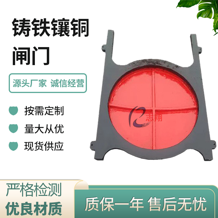 铸铁镶铜圆闸门